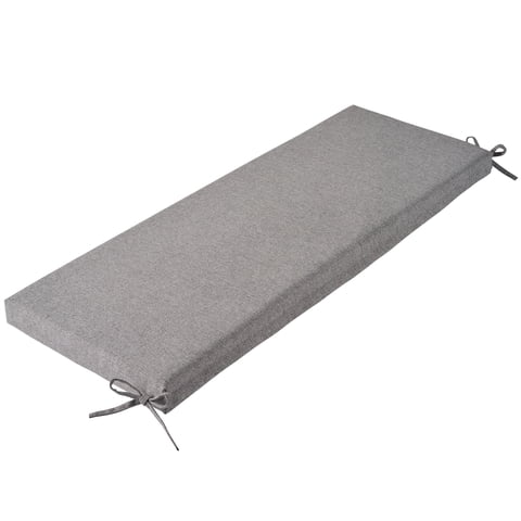 Better Homes & Gardens 48" x 18" Premium Outdoor Bench Seat Cushion, 1-Piece, Grey