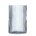thumbnail image 1 of Better Homes & Gardens Blue Glass Ribbed Hurricane Candleholder, 8", Large, Living Room, 1 of 6