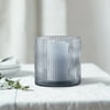Better Homes & Gardens  Glass Ribbed Hurricane Candle Holder, 5", Medium, Living Room