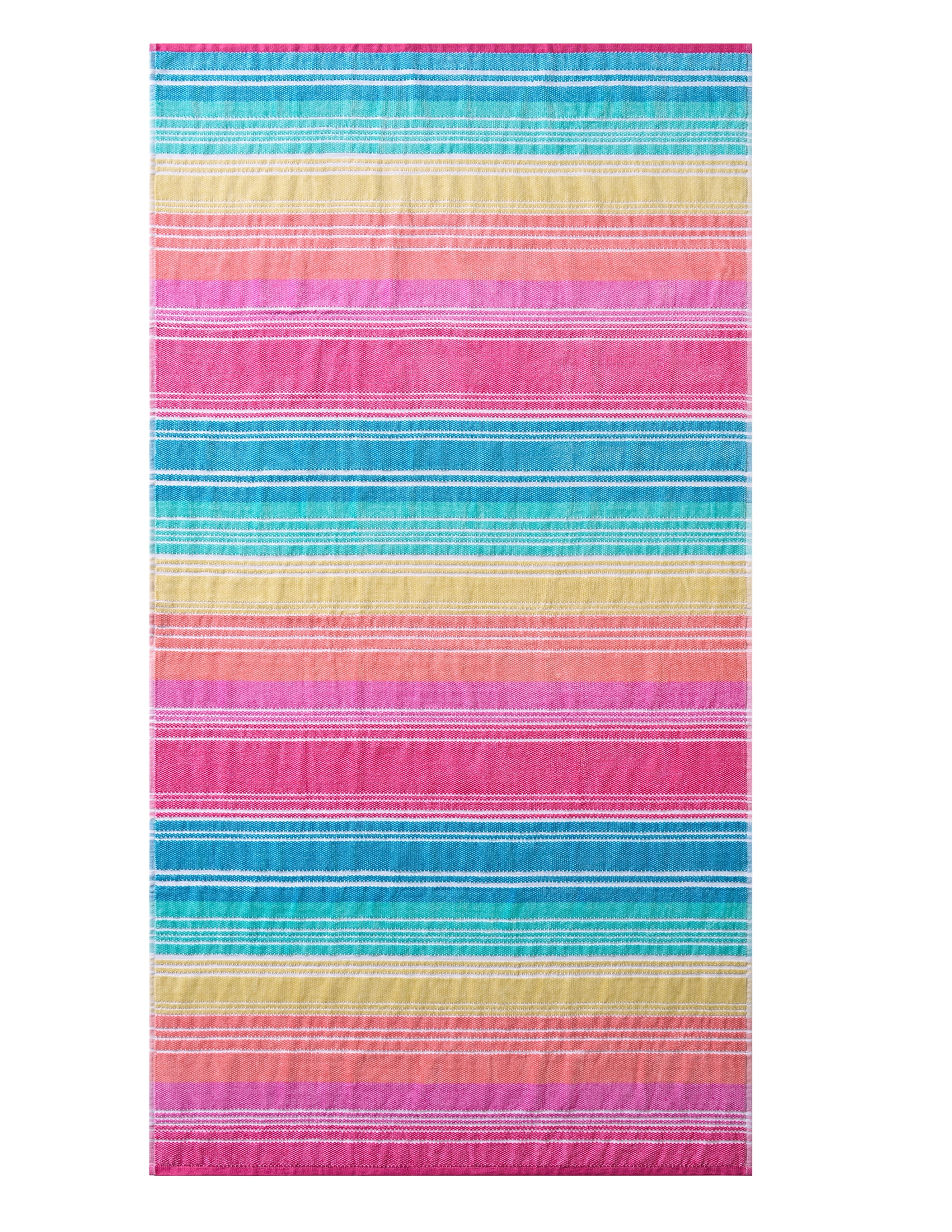 Better Homes & Gardens Cotton-Blend Beach Towel, 72 x 38 in, Multi Stripe