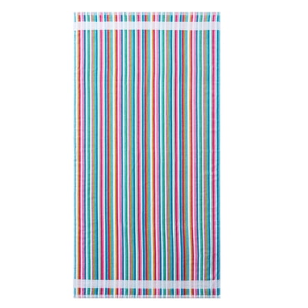 Better Homes & Gardens Beach Towel, 72 x 38 in, Warm Variegated Stripe