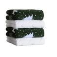 thumbnail image 1 of Better Homes & Gardens Signature Soft Holiday Decor 4PK Hand Towel, Wintery Tree, 1 of 9