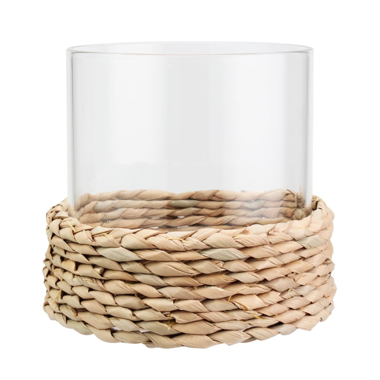 Better Homes & Gardens Water Hyacinth Hurricane Candle Holder with