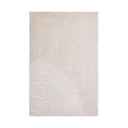 Better Homes & Gardens Kai Carved Ripple Indoor Area Rug, Cream, 5 ft 3 in x 8 ft