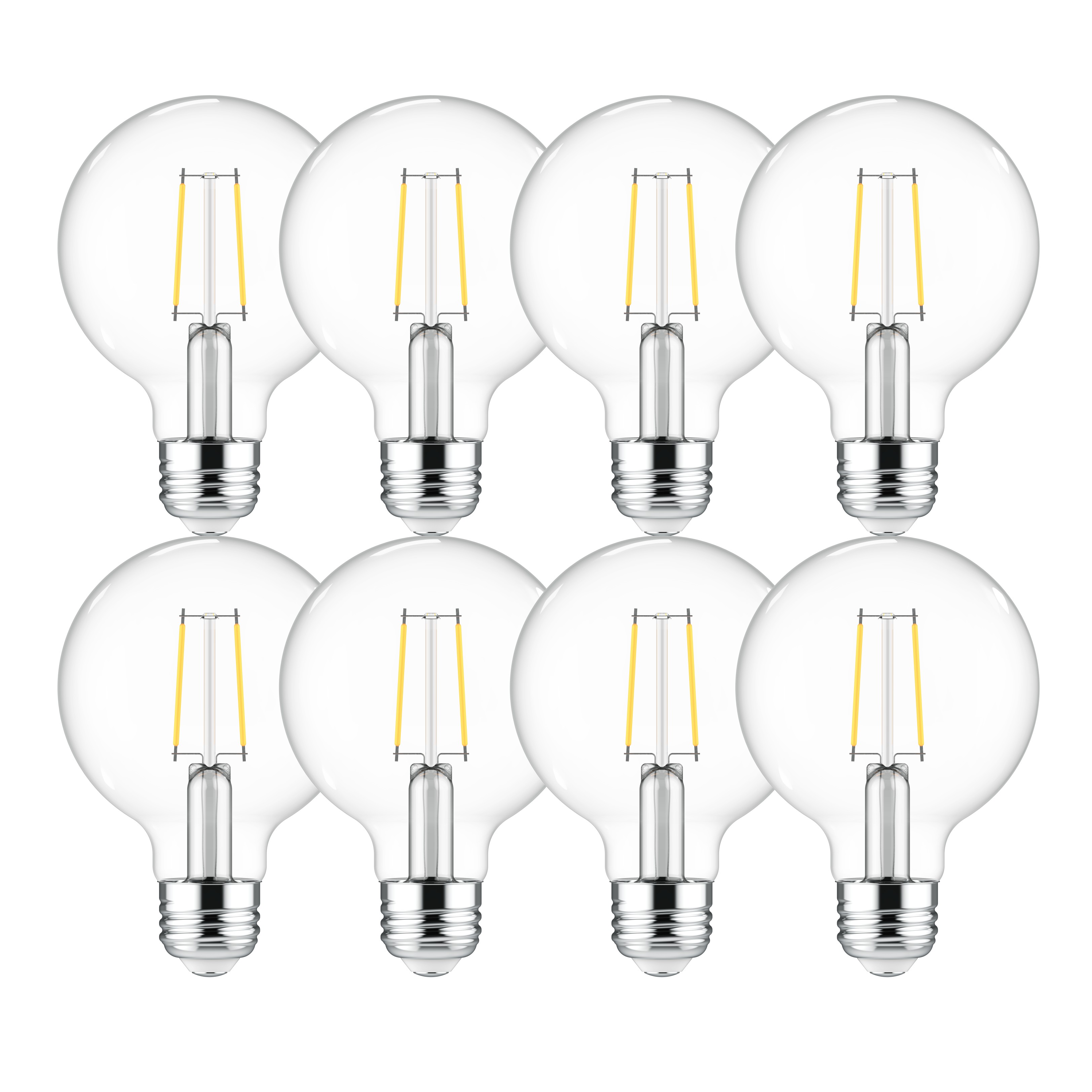 Sylvania Vintage LED Light Bulb, 40W Equivalent, G25 Globe, Warm White