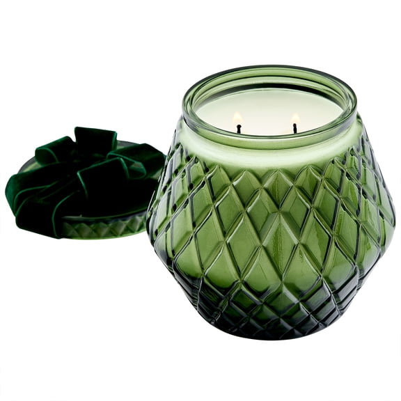 Better Homes & Gardens 2-Wick Glass Candle, Apple Fraiser Fir, 20 oz