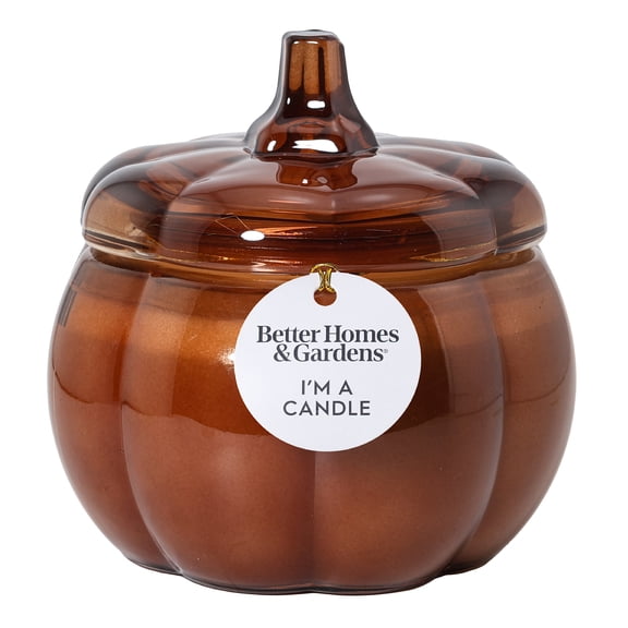 Better Homes & Gardens Farm Apple Pumpkin Scented 3-Wick 30 oz Pumpkin Jar Candle