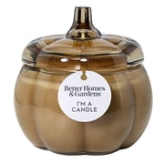 Better Homes & Gardens 3-Wick 30 oz Glass Jar Candle, Pumpkin Snickerdoodle Swirl