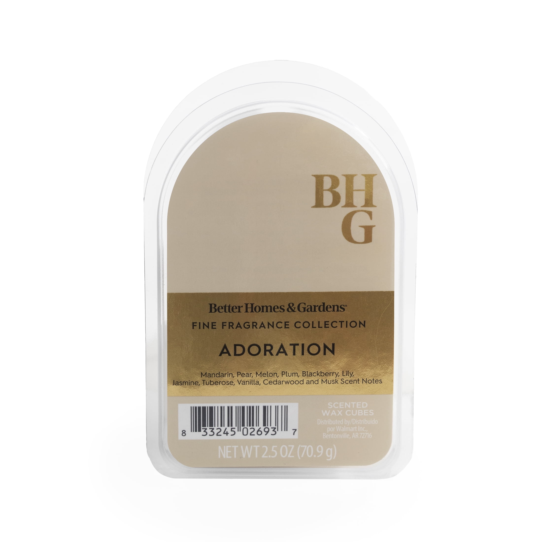 Better Homes & Gardens Fine Fragrance Collection, Adoration Scented Wax Melts, 2.5oz