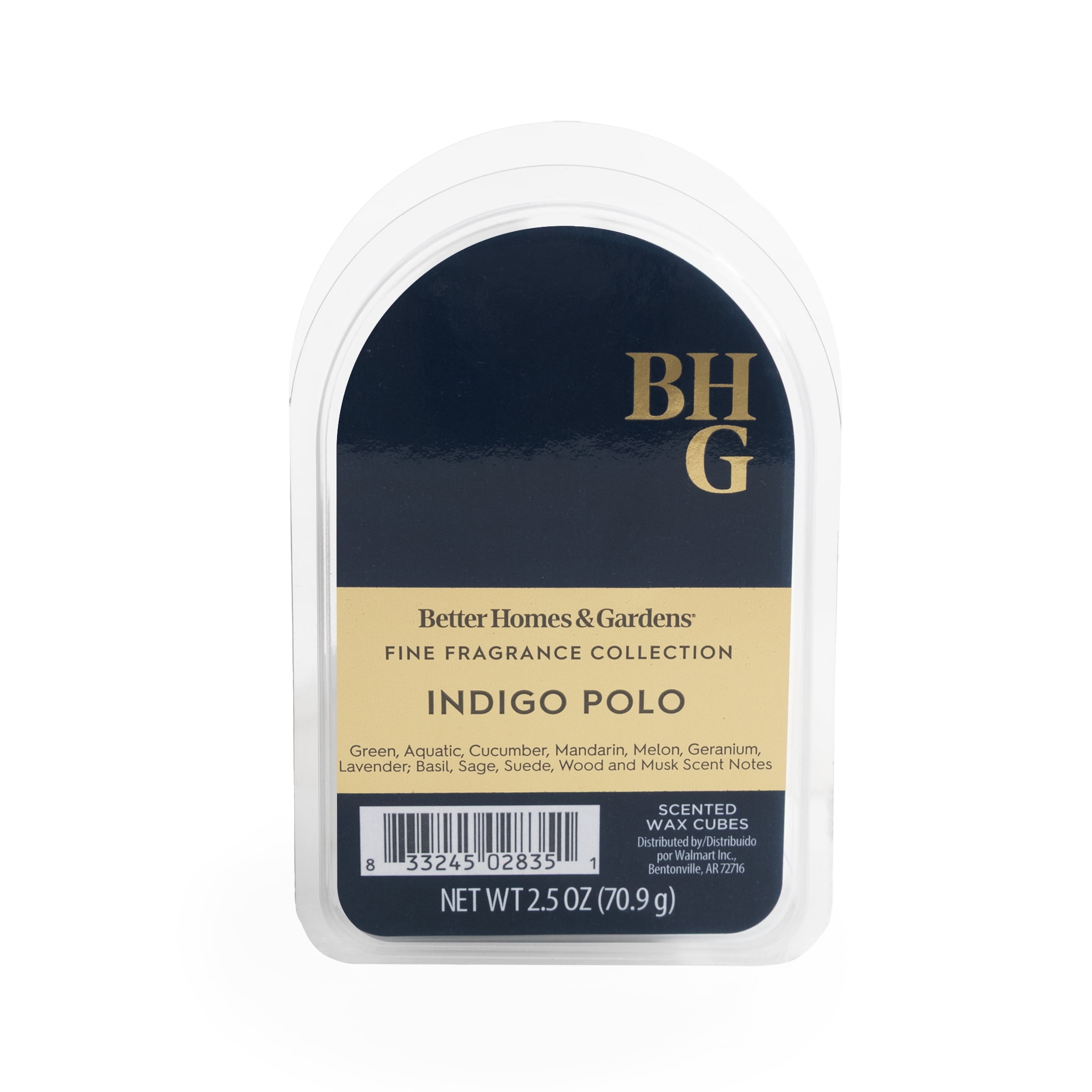 Better Homes & Gardens Fine Fragrance Collection, Indigo Polo Scented Wax Melts, 2.5oz