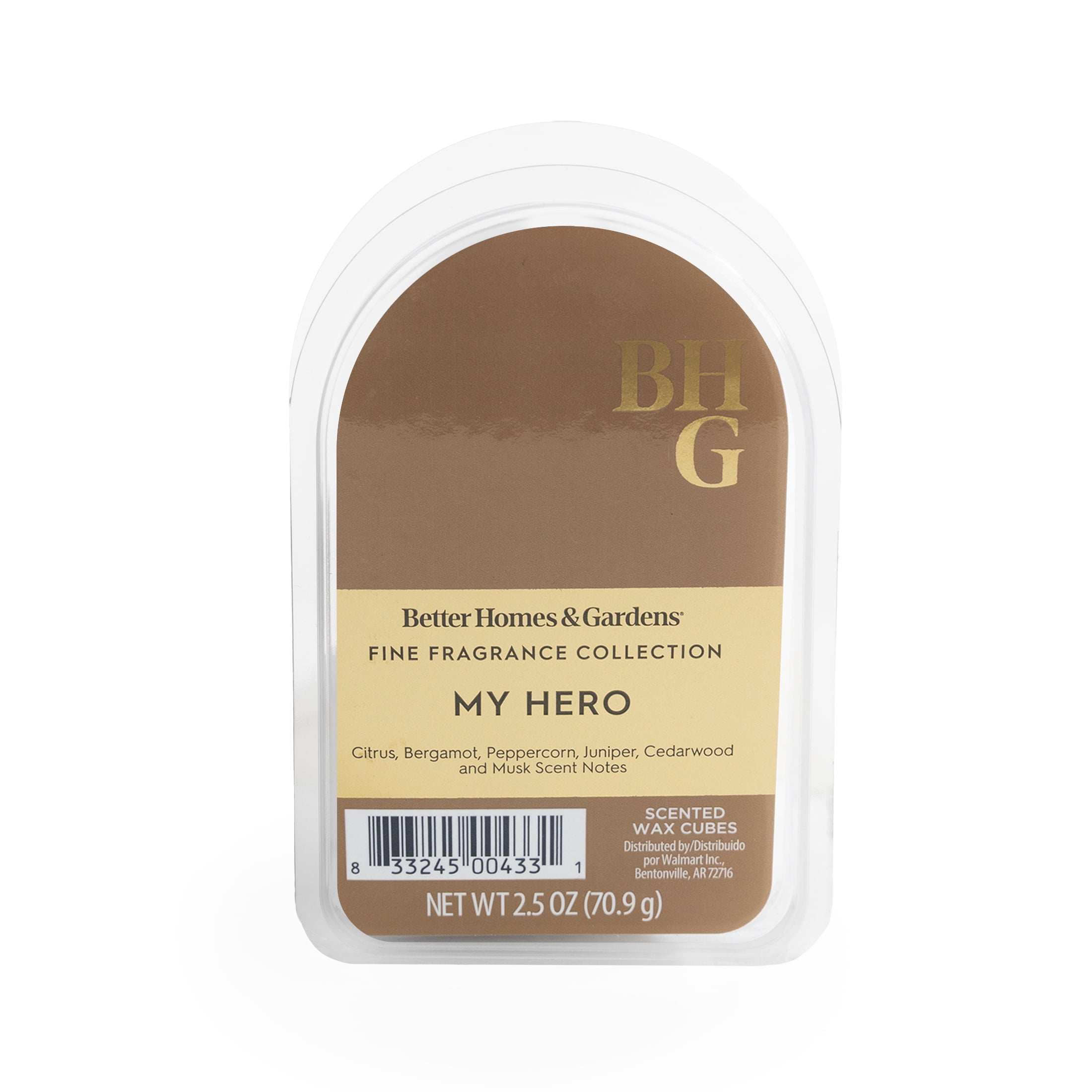 Better Homes & Gardens Fine Fragrance Collection, My Hero Scented Wax Melts, 2.5oz