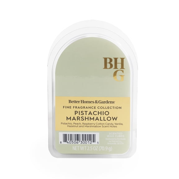 Better Homes & Gardens Fine Fragrance Collection, Pistachio Marshmallow Scented Wax Melts, 2.5oz
