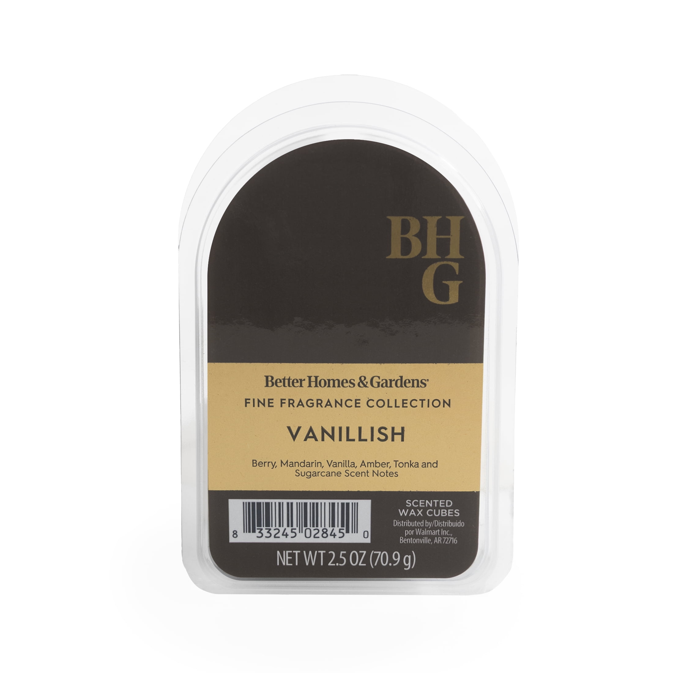 Better Homes & Gardens Fine Fragrance Collection, Vanillish Scented Wax Melts, 2.5oz