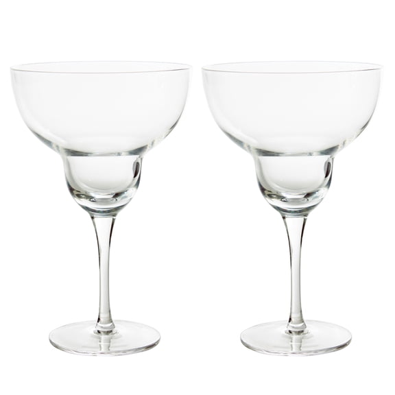 Better Homes & Gardens Margarita Glass 16 oz Drinkware, Clear, Set of 2