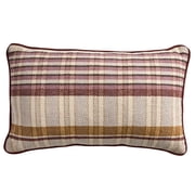 Better Homes & Gardens 14 x 24 Menswear Plaid Lumbar Decorative Pillow with Dark Piping Trim