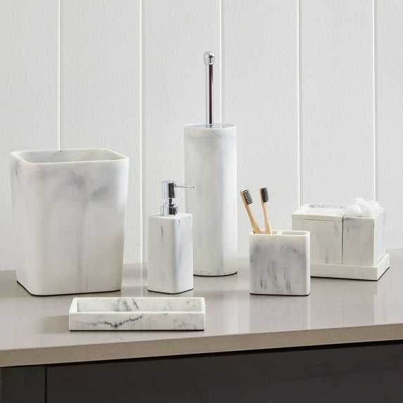 BHG Marble Bath Accessories