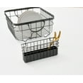 BHG Metal Dish Rack with Caddy Antique Gray