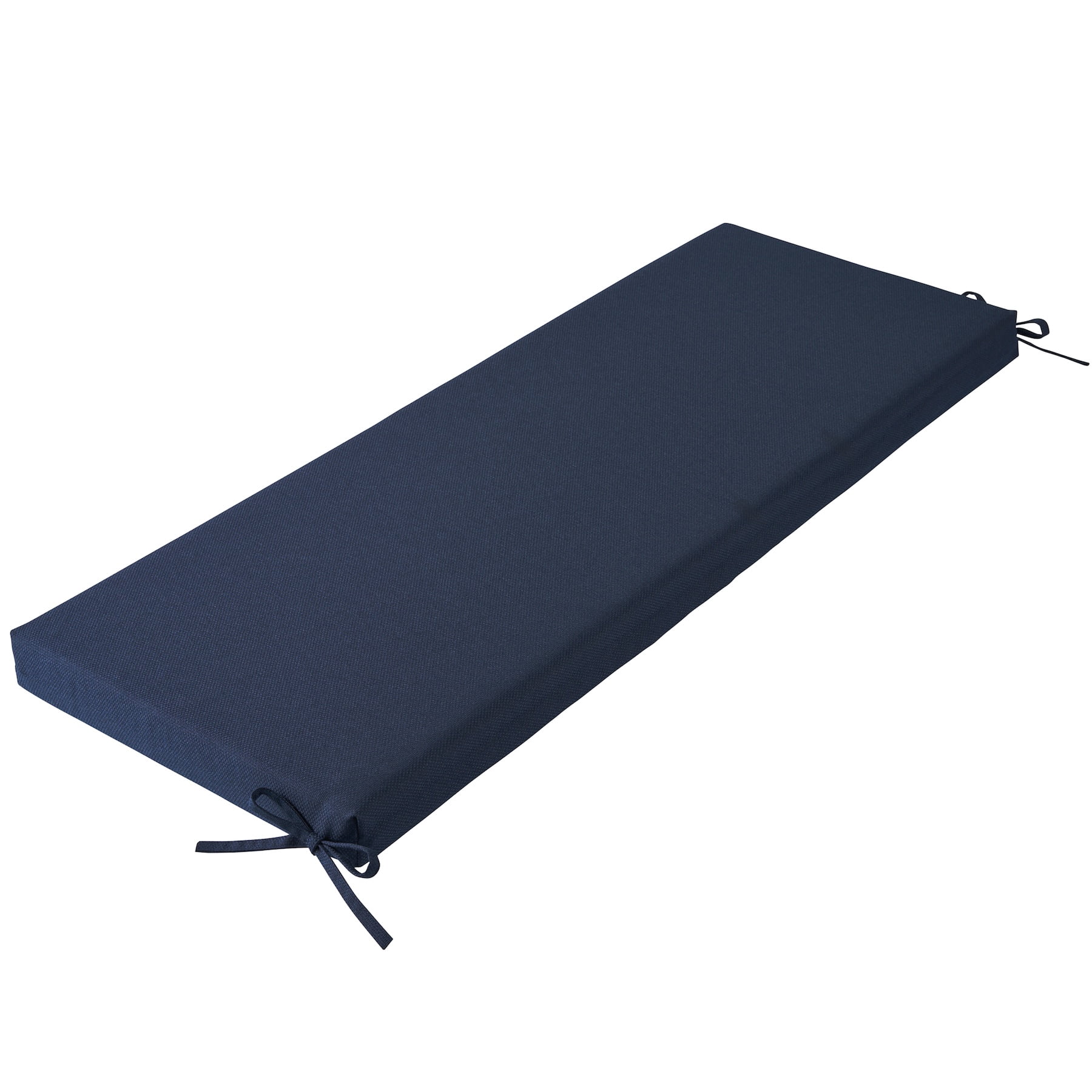 Better Homes & Gardens 48" x 18" Premium Outdoor Bench Seat Cushion, 1-Piece, Navy