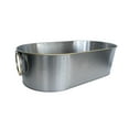 thumbnail image 1 of Better Homes & Gardens Stainless Steel Hammered Oval Tub, 20.27 in x 11.22 in, 1 of 7