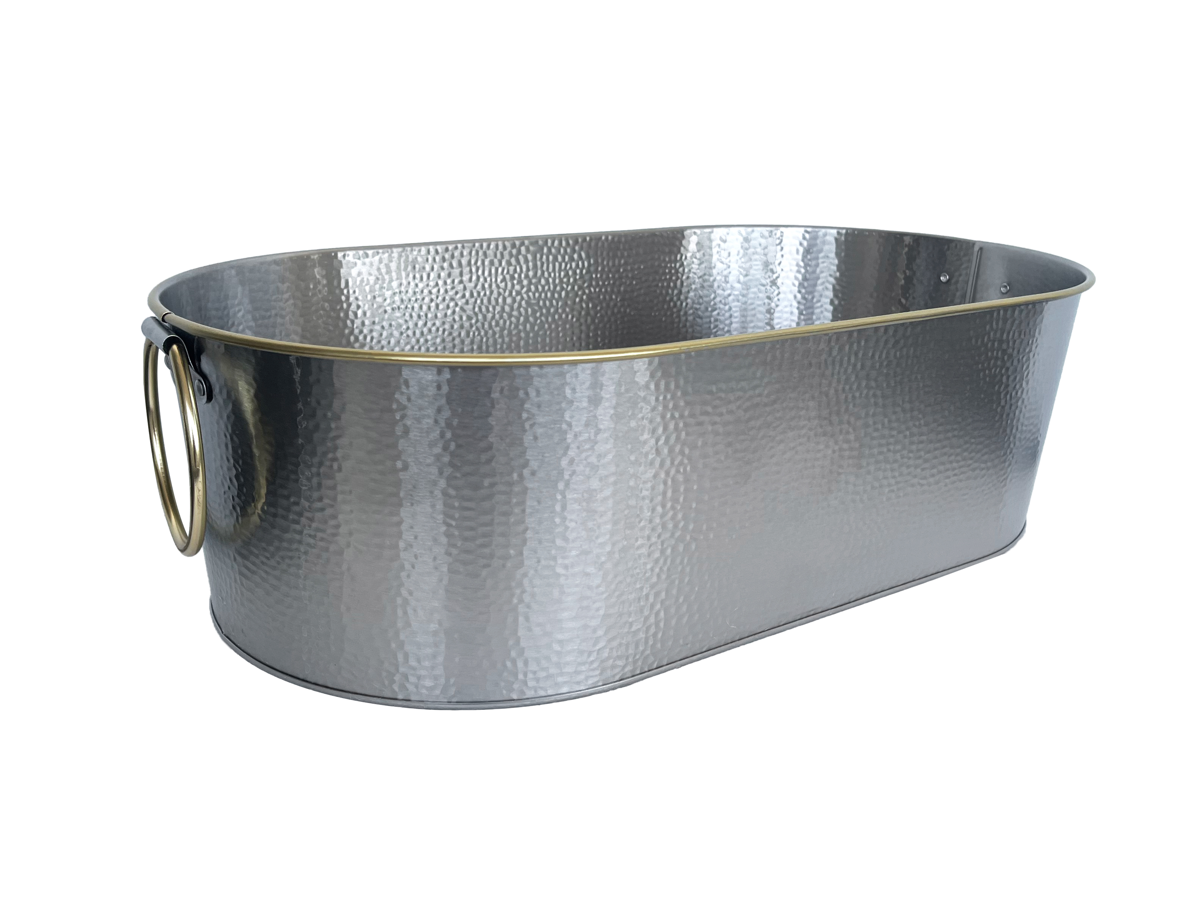 BETTER HOMES & GARDENS STAINLESS STEEL HAMMERED OVAL...