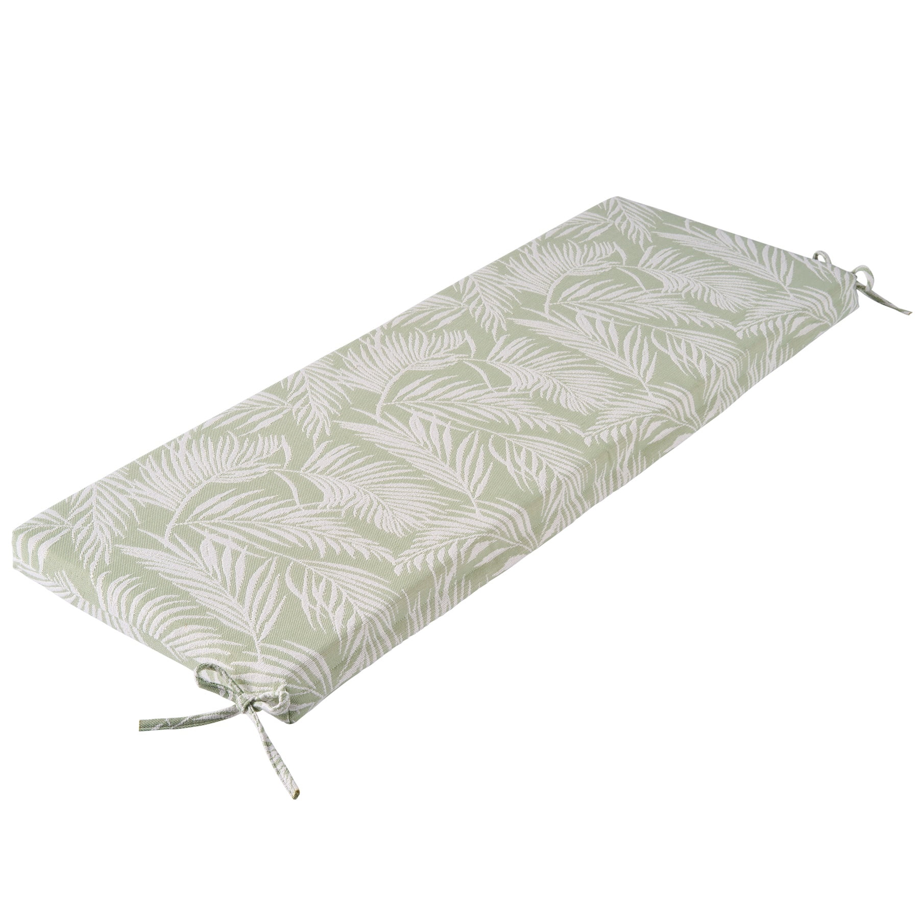 Better Homes & Gardens 48" x 18" Premium Outdoor Bench Seat Cushion, 1-Piece, Palm Green