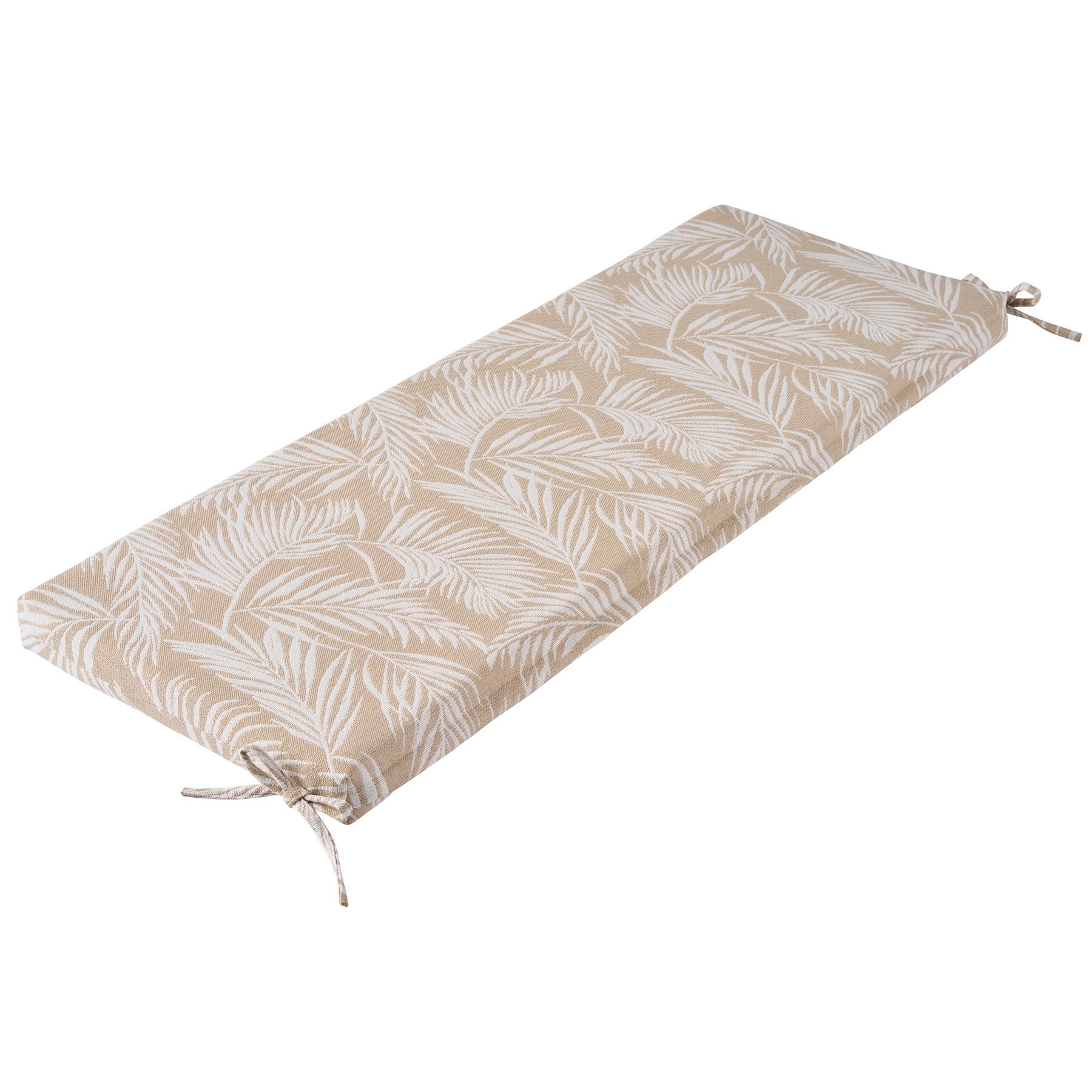 Better Homes & Gardens 48" x 18" Premium Outdoor Bench Seat Cushion, 1-Piece, Palm Tan