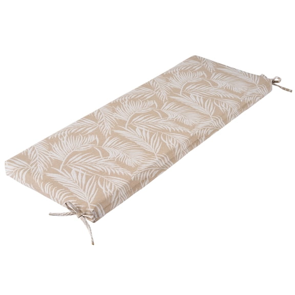 Better Homes & Gardens 48" x 18" Premium Outdoor Bench Seat Cushion, 1-Piece, Palm Tan