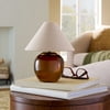 Better Homes & Gardens 8.5" Amber Glass Rechargeab