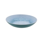 Better Homes & Gardens 36 oz Round Reactive Blue Reusable Dishwasher-Safe Dinner Bowl