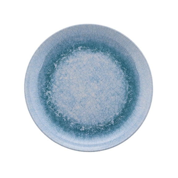 Better Homes and Gardens Blue Reactive Bamboo Melamine Salad Plate, 8.75 inch