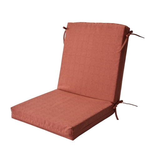 Better Homes & Gardens 44" x 20" Outdoor Chair Seat Cushion, 1-Piece, Terracotta