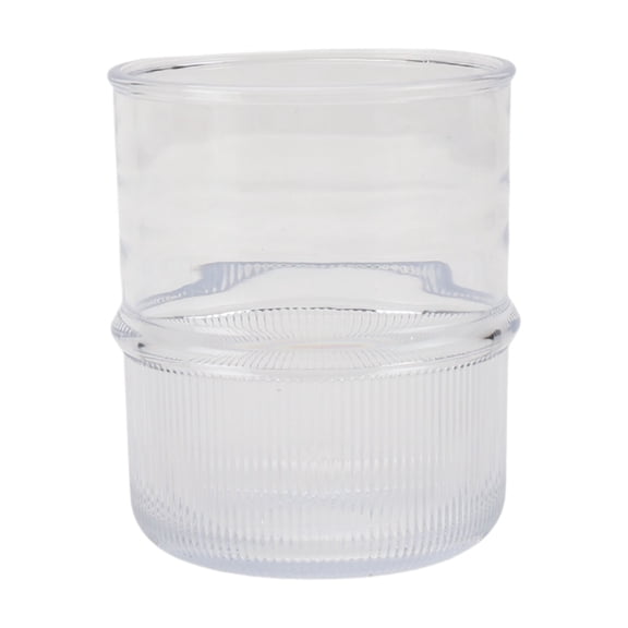 Better Homes & Gardens 14-Ounce Clear Tritan Ribbed Short Tumbler