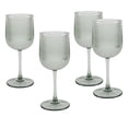 thumbnail image 1 of Better Homes & Gardens 4-Piece Green Ribbed Tritan Wine Glass Set, 1 of 7