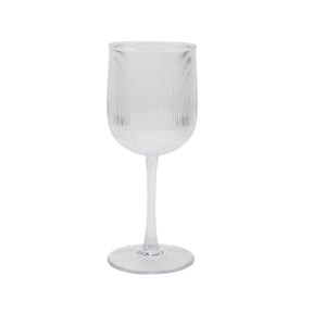 Better Homes and Gardens 12-Ounce Clear Ribbed Tritan Wine Glasses Set of 6