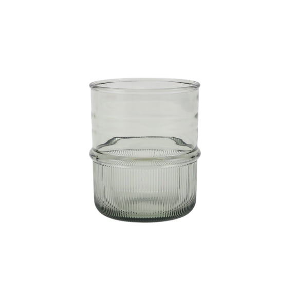 Better Homes and Gardens 14-Ounce Green Tritan Ribbed Short Tumbler