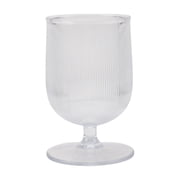 Better Homes and Gardens 12-Ounce Clear Tritan Ribbed Goblet