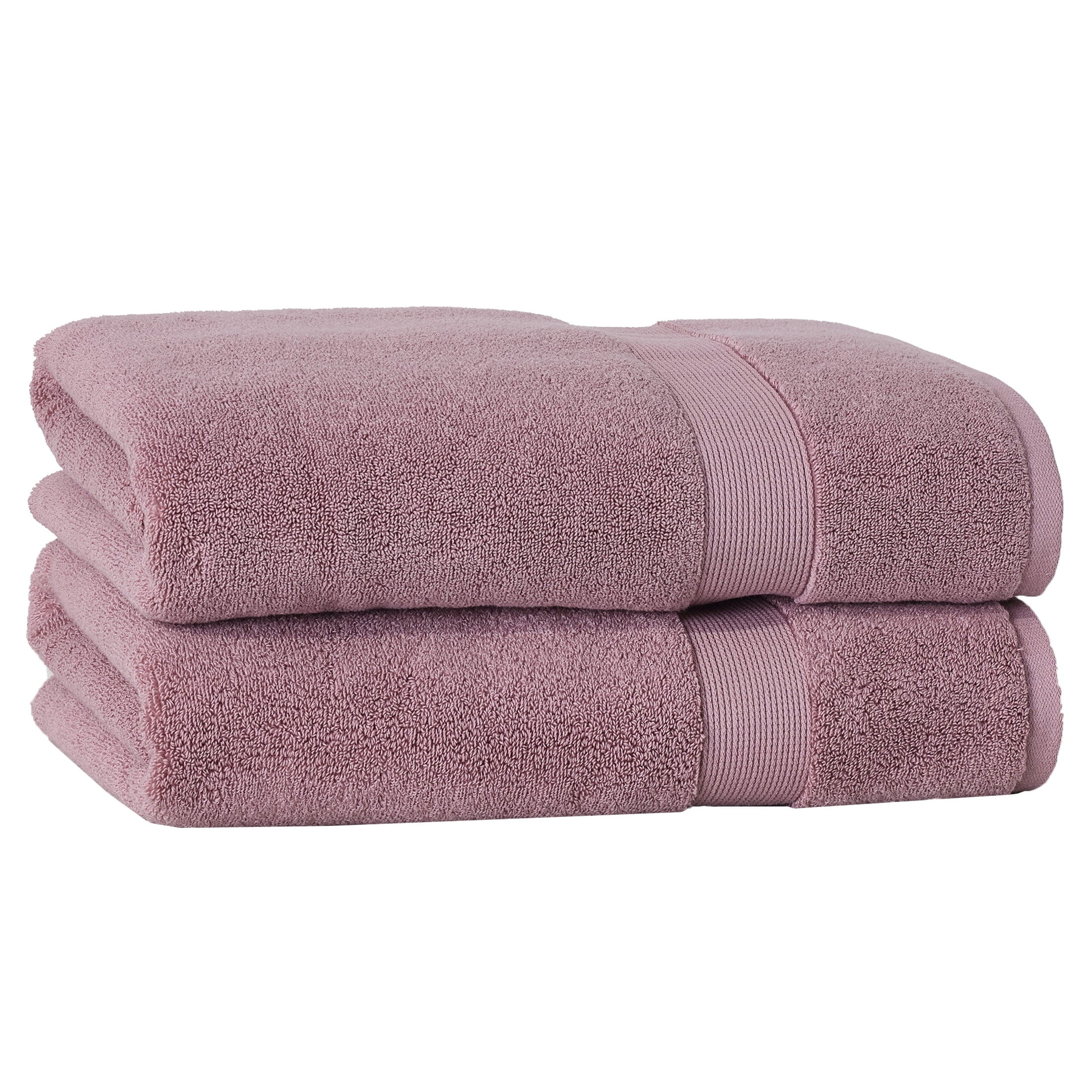 Better Homes & Gardens Signature Soft Solid Cotton 2 Piece Bath Sheet Set,Violet Gem