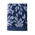 thumbnail image 1 of Better Homes & Gardens Signature Soft Floral Bath Sheet,Blue Admiral/Blue Silver, 1 of 6