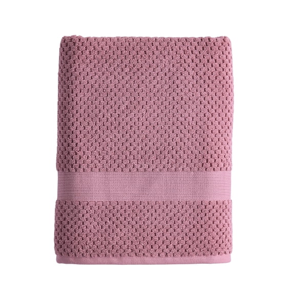 Better Homes & Gardens Signature Soft Popcorn Texture Bath Towel,Violet Gem