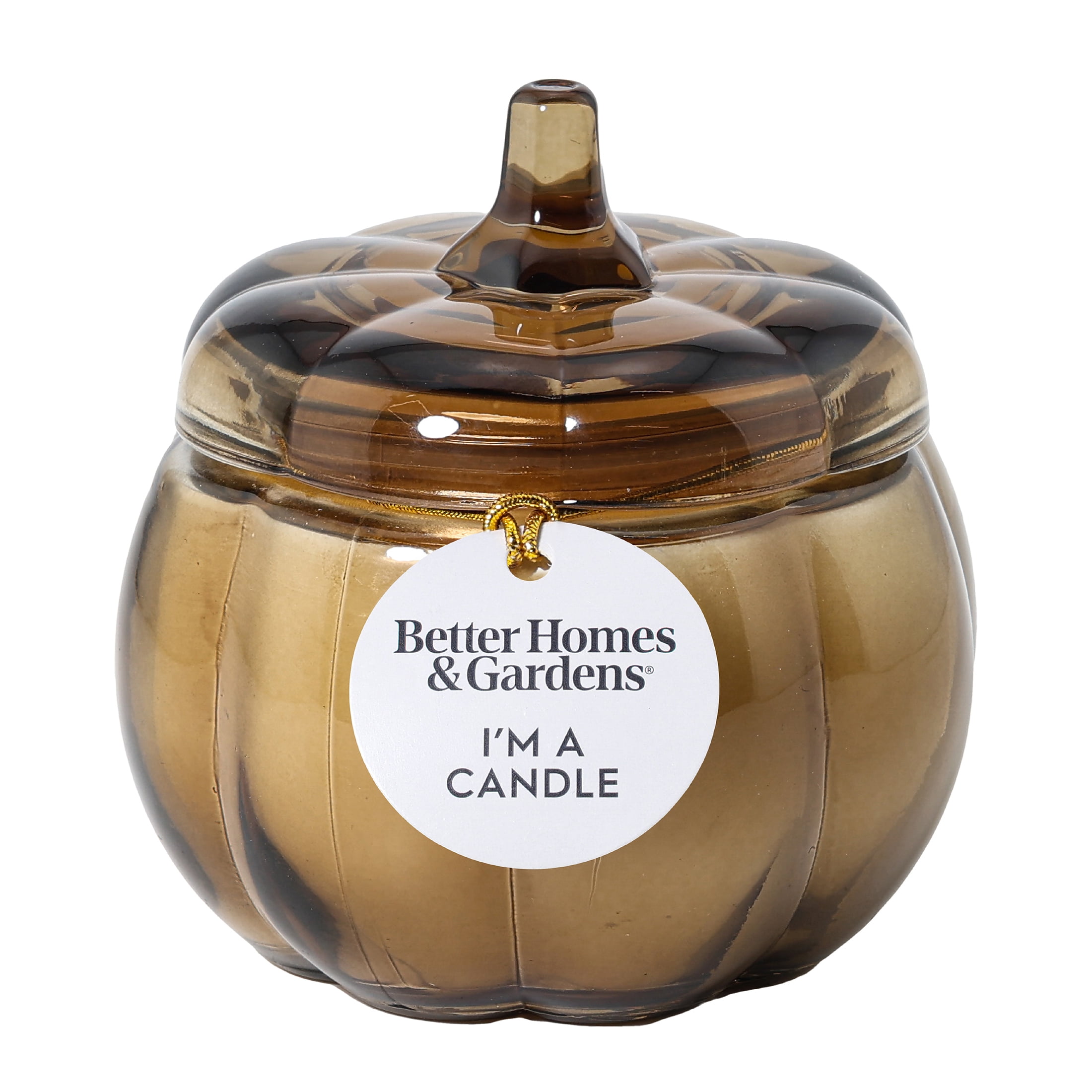 Better Homes & Gardens 5 oz Glass Pumpkin Jar Candle, Pumpkin