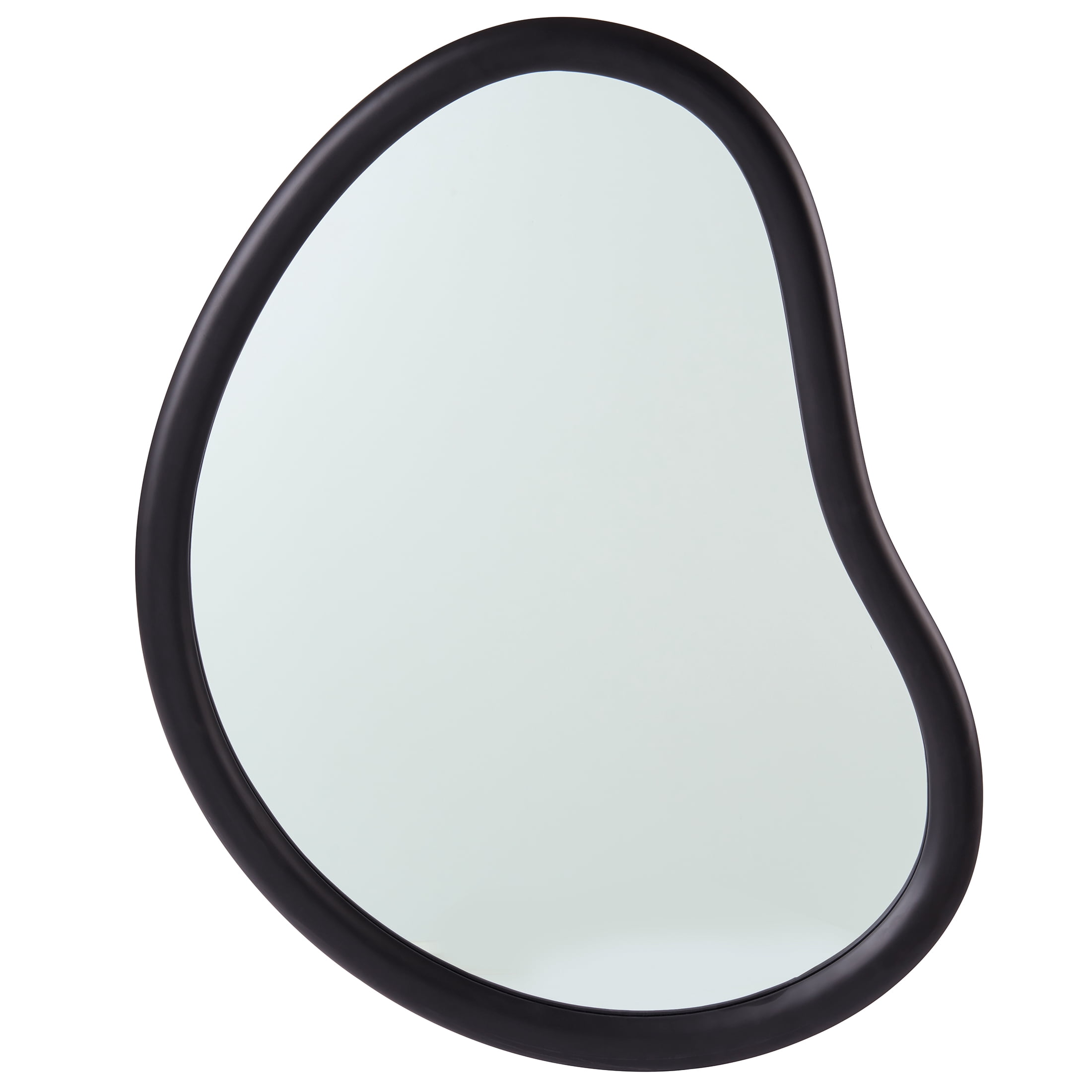Better Homes & Gardens Soft Organic Wood Frame Wall Mirror, 23.7x30 Inch, Black