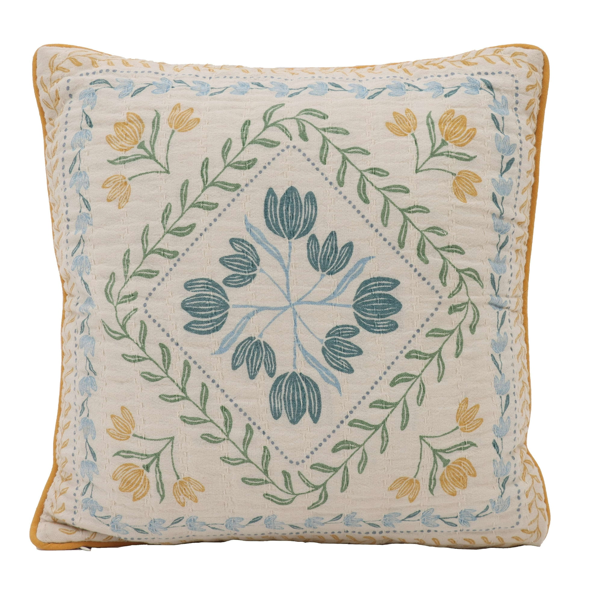 Better Homes & Gardens 18" x 18" Multi Soleil Floral Decorative Throw Pillow