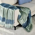 thumbnail image 1 of Better Homes & Gardens Printed Velvet Plush Super Soft Throw Blanket, Oversized, Shelton Green Plaid, 1 of 9