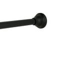 thumbnail image 1 of Better Homes & Gardens Wave Finial No Rust 43” to 72” Adjustable Tension Shower Curtain Rod, Black, 1 of 7