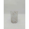 thumbnail image 1 of Better Homes & Gardens 4 Inch White and Gold Hurricane Candle Holder Glass, 1 of 11