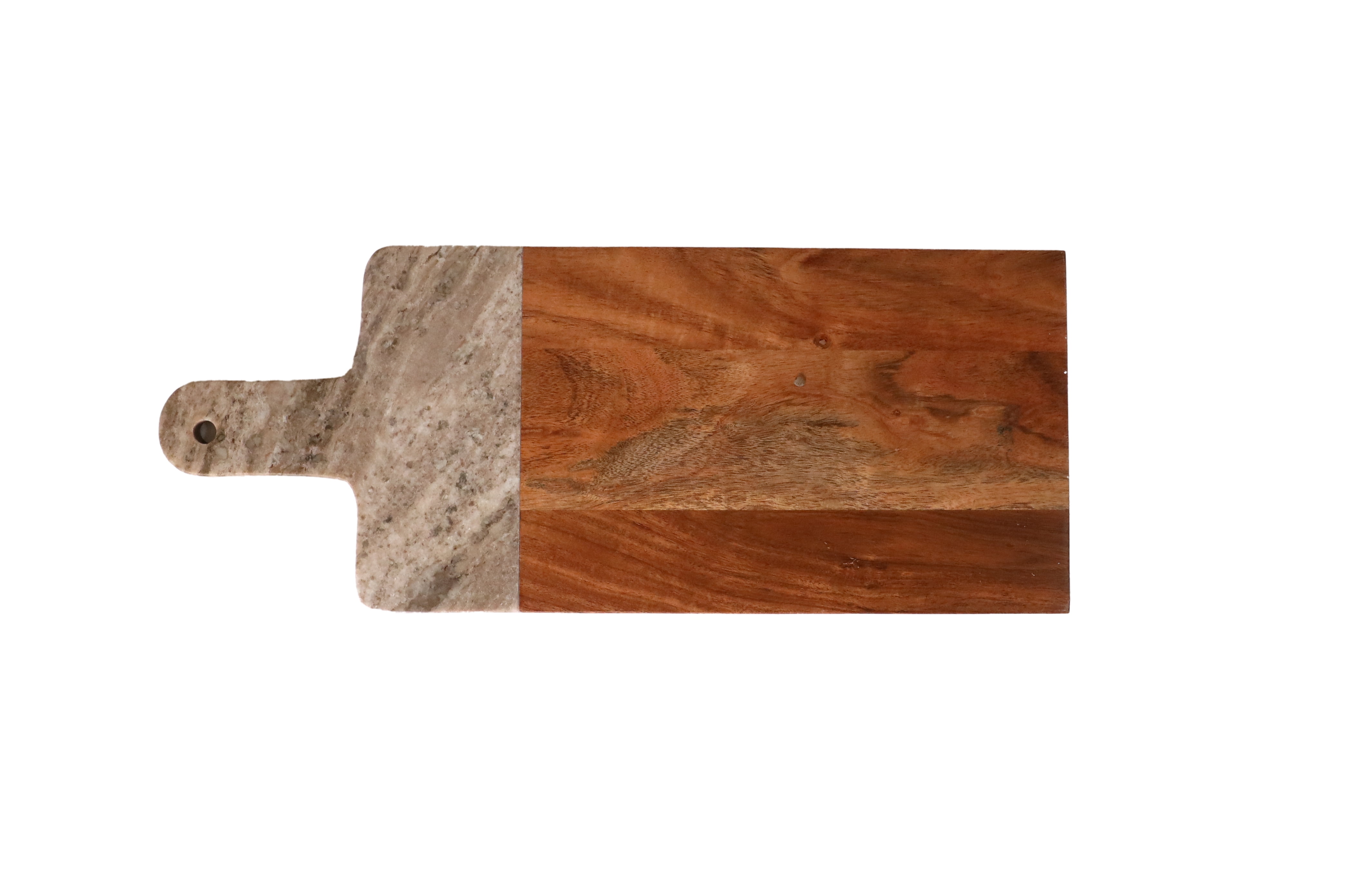 Better Homes & Gardens Natural Acacia Wood and Marble Charcuterie Board, One Size