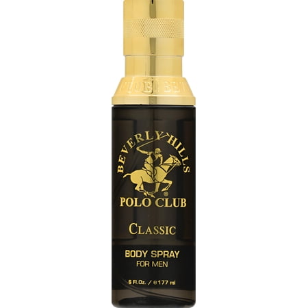 BHPC Classic by Beverly Hills Polo Club, 6 oz Body Spray for Men