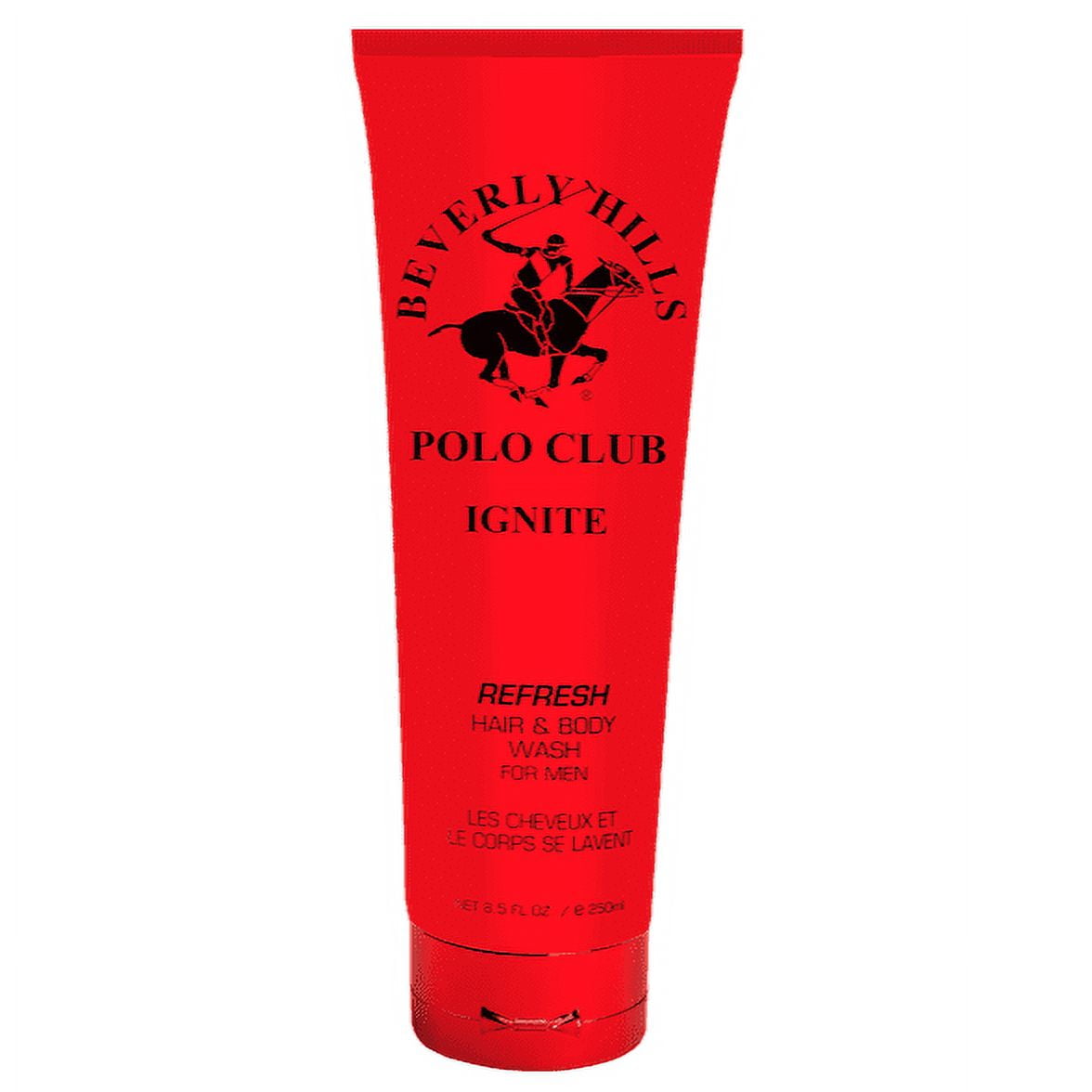 Polo hair top and body wash