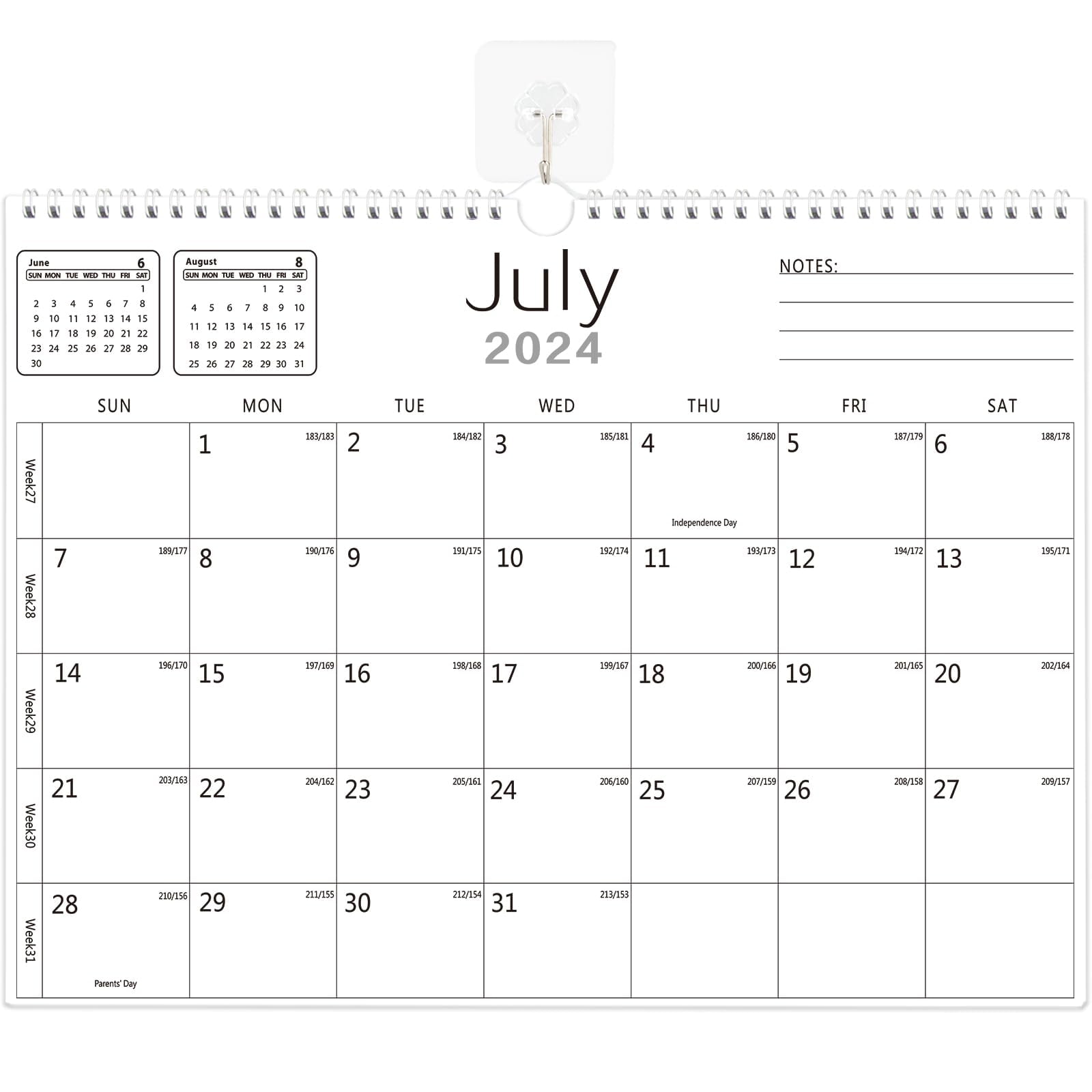 BHR Wall Calendar Calendar 20242025 from January 2024 to June 2025 18