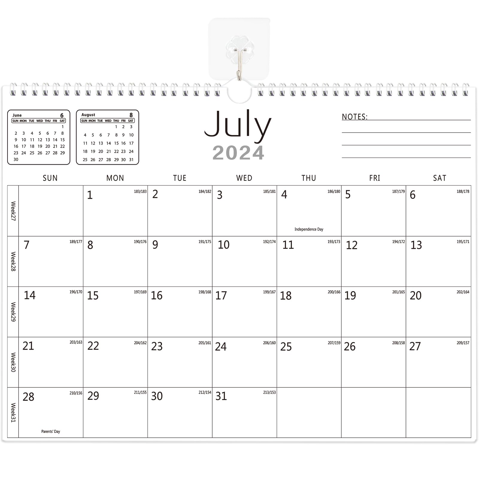 BHR Wall Calendar Calendar 20242025 from January 2024 to June 2025 18